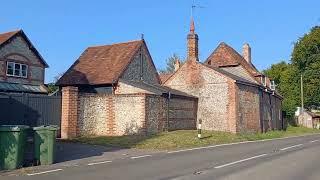 BISHOP'S SUTTON VILLAGE COUNTRYSIDE WALK IN ENGLAND