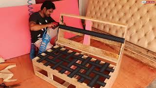 How to Make 2023 Latest Leather 2 Seater sofa , How To Simple Leather Sofa Making, How to Make Sofa