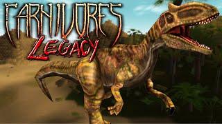 CARNIVORES LEGACY mod - All Dinosaurs & All Hunter Deaths