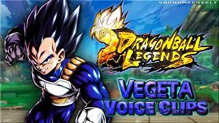 All Vegeta Voice Clips • Dragon Ball Legends • Voice Lines (Christopher Sabat) - ENGLISH