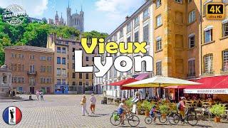  LYON Walking Tour: Explore France’s Historic Old City in 4K60fps