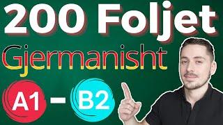 200 FOLJE - FJALOR A1 B2 gjermanisht me audio dhe perkthim ne shqip