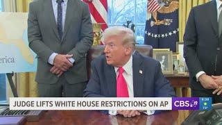 Judge lifts White House restrictions on Associated Press