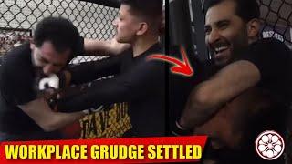 BOSS with GRUDGE challenges Employee to CAGE Fight for $10k