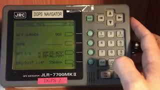 ROUTE CREATION ON DGPS JRC JLR-7700MK II.ДЕЛАЕМ GPS ПРОКЛАДКУ НА JRC.ПРОВЕРЯЕМ СТАТУС GPS СПУТНИКОВ.