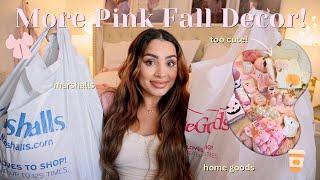 2024 Pink Fall & Halloween Decor Haul  | HomeGoods & Marshalls Finds!