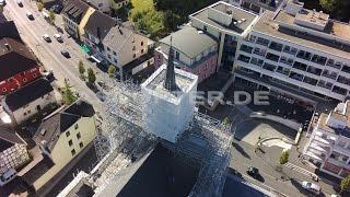 Video Kirchensanierung St. Tolentino in Rösrath. Kopterflug.