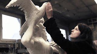 Making of a stone sculpture