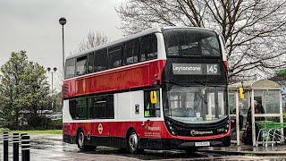 *East London Ambassador* Stagecoach London’s 12400 (YX16OHS) seen at Dagenham Asda on Route 145