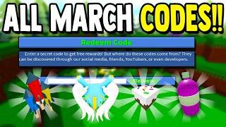*CLAIM* ALL MARCH CODES!! Build a Boat for Treasure ROBLOX