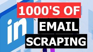 Scrape LinkedIn | Extract Emails from LinkedIn Profiles | Email Scraping