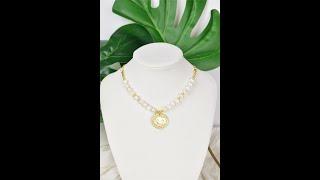 Pearl necklace/Collana di perle【Pandahall DIY】#shorts