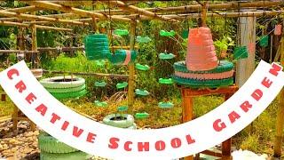 DIY Creative School Garden by Students