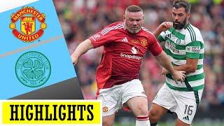 Wayne Rooney Goal | Manchester Utd Legends vs Celtics Legends Highlights | Legends Match | 9.7.2023