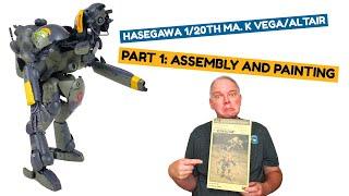 Hasegawa 1/20th Ma. K Vega/Altair Part 1: Assembly and Lacquer Brush Painting