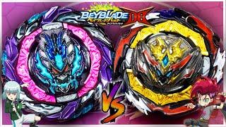 ROAR BAHAMUT Gg Mm-10 vs DYNAMITE BELIAL Nx Vn-2 Beyblade Burst Dynamite Battle Bell VS Basara