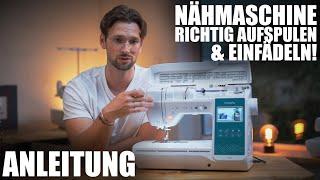 Grundlagen-Tutorial: Richtig aufspulen und einfädeln bei einer brother Nähmaschine