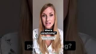 How do I paraphrase? | Try these three paraphrasing tips!