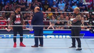 Jey Uso interrumpe a Solo Sikoa y Paul Heyman - WWE SmackDown 9 de Junio 2023 Español Latino