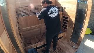 Nature 9 Plus Sauna Install