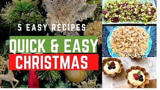 5 Easy Recipes | Quick & Easy Christmas recipes || Beula Thomas