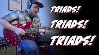 Upper structure triads for comping and soloing