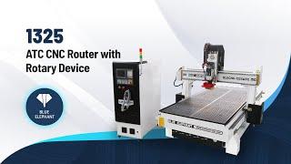 Latest Automatic CNC Machine 1325 ATC CNC Router with Rotary Device Sale in Vietnam VN at Best Price