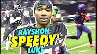  The FASTEST High School Football Player in The Country ? Rayshon "Speedy" Luke St John Bosco (CA)