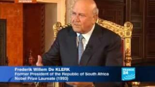 F.W. de Klerk, former president of South Africa