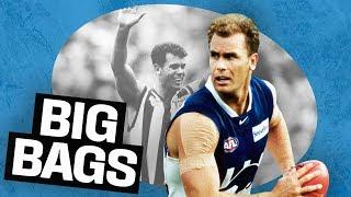 KING CAREY! Kangaroos champion kicks 11 goals against Melbourne | 1996 | Big Bags | AFL