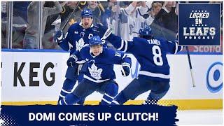 Toronto Maple Leafs get big OT goal From Max Domi, Stolarz solid again to take 2-0 series lead