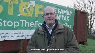 VLOG | #stopthefamilyfarmtax banners showcased across the UK