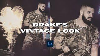 Edit Drake Vintage look in lightroom mobile - Lightroom Presets | Vintage Preset Lightroom