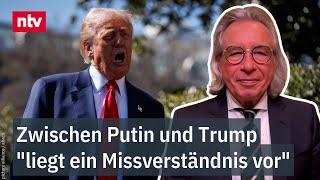 Zwischen Putin und Trump "liegt ein Missverständnis vor": Jäger zu möglicher Waffenruhe