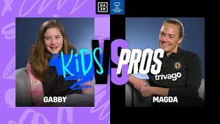 Kids vs. Pros: Gabby Tackles Magdalena Eriksson On Her Love Of ABBA And Fear Of Ghosts 