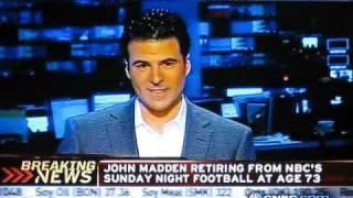 John Madden Retires at 73