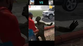 INDIAN BIKE DRIVING 3D VS INDIAN CAR BIKE DRIVE GTIV #indianbikegame #franklin #shorts