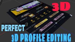 FREE FIRE 3D PROFILE EDITING PREVIEW | PRISMA 3D | PERFECT EDITING | ALIGHTMOTION x PRISMA 3D