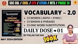 All PYQs Vocabulary Covered With Black Book MAY 2024 EDITION