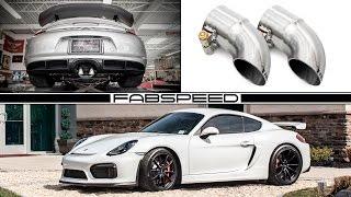 FABSPEED MOTORSPORT | Porsche GT4 Slip-On Turndown Tips