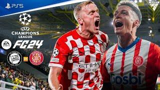 FC 24 | Sturm Graz vs Girona | Champions League 2024 Full Match ft. Tsygankov, Stuani | PS5 4K60