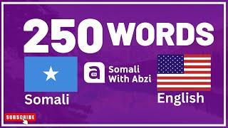 250+ Daily Somali Words For Beginners | Lesson 1