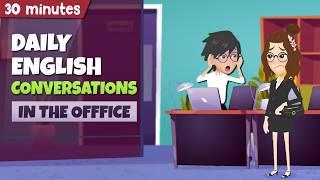 Secret Love At The Office | Practice English Conversations | 30 Minutes English Conversations