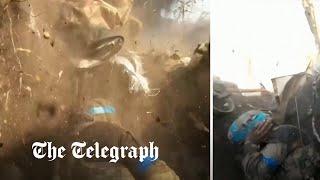 Ukrainian army release new footage of fierce fighting near Bakhmut