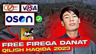 FREE FIREGA ALMAZ DANAT QILISH | 2024 OSON ORQALI ALMAZ SOLISH UZBEKCHA | ДАНАТ КИЛИШ ФРИ ФАЕР 