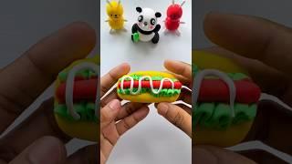 Hot Dog from Clay!#sorts#craft#satisfying