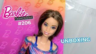 Barbie Fashionistas 206 - Unboxing + Skin Comparison | NEW WAVE 2023