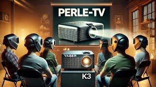 Yaber K3 - Full-HD Beamer mit 1600 Ansi-Lumen  & Google-TV + Dolby Audio. Viel Licht & Schatten?(4k)