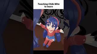 Chibi Mita is not learning  #mita #miside #shorts