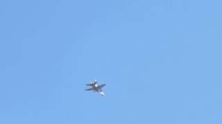 F18E Super Hornet landing at Hickam Field